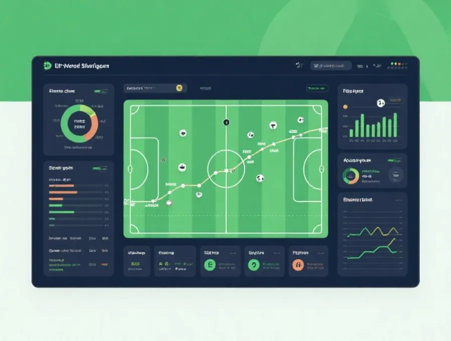 赛事数据与比赛追踪示意图